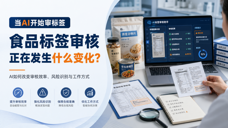 当AI开始审标签:食品标签审核正在发生什么变化?