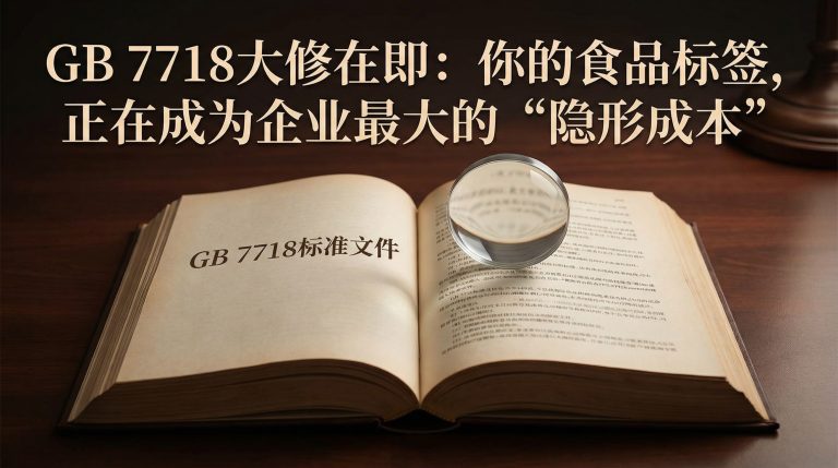 GB 7718大修在即：你的食品标签，正在成为企业最大的“隐形成本”