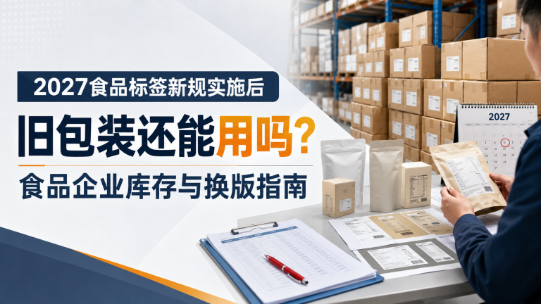 2027食品标签新规实施后旧包装还能用吗？食品企业库存与换版指南